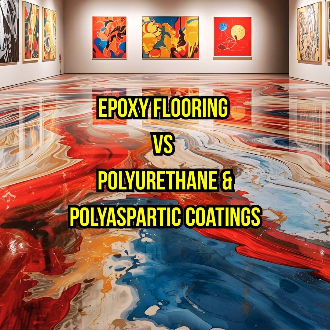 Epoxy Flooring vs Polyurethane & Polyaspartic Coatings