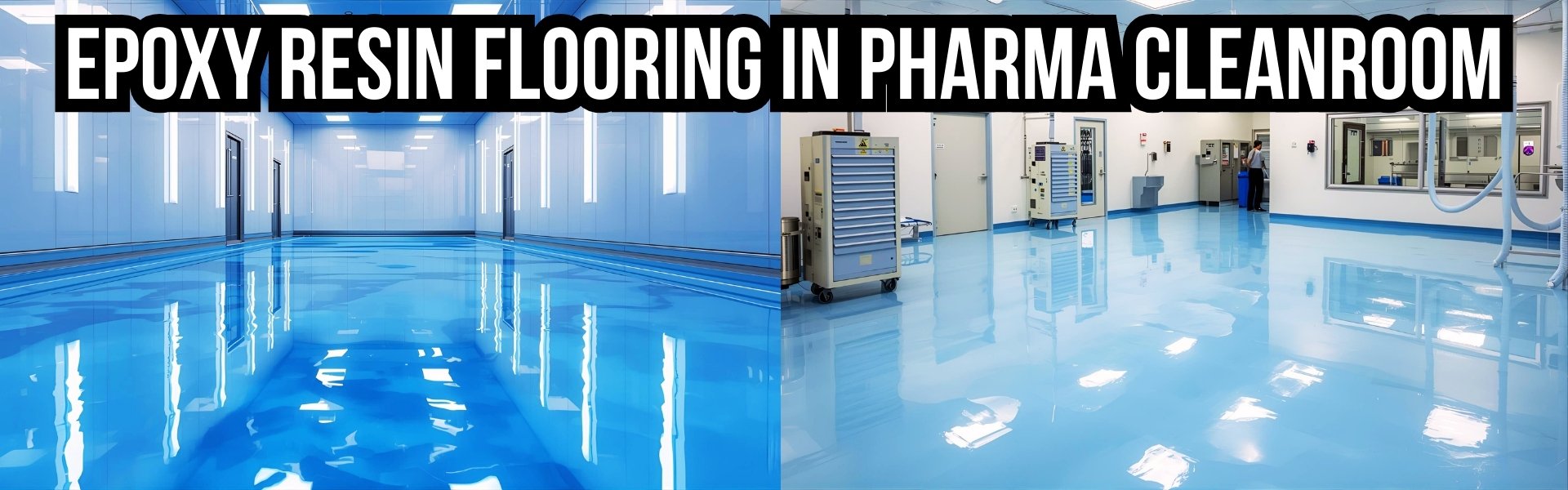 Epoxy resin flooring in pharma cleanroom Changodar Ahmedabad for industrial durability