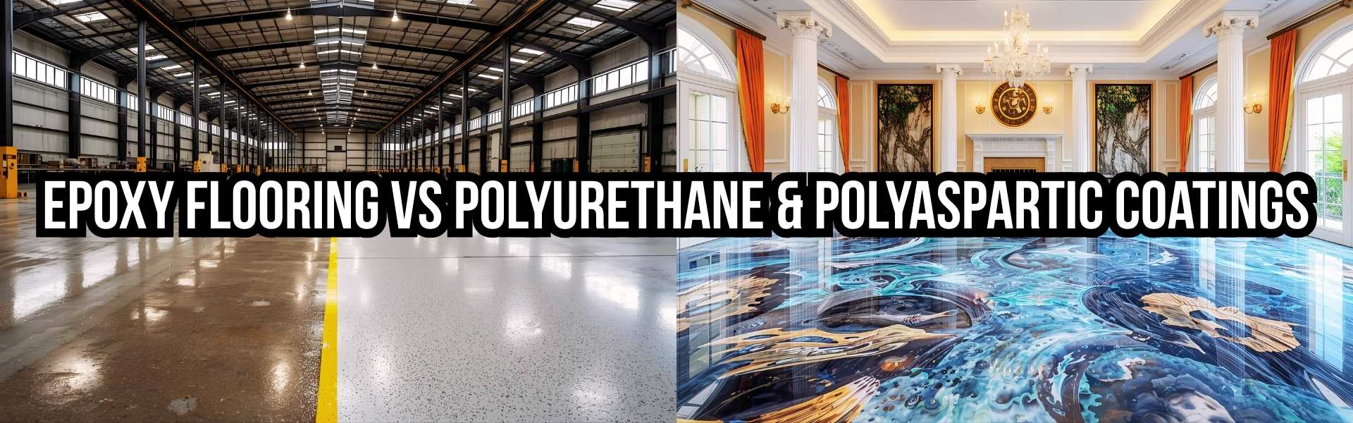 Epoxy Flooring vs. Polyurethane and Polyaspartic Coatings: Ahmedabad Options