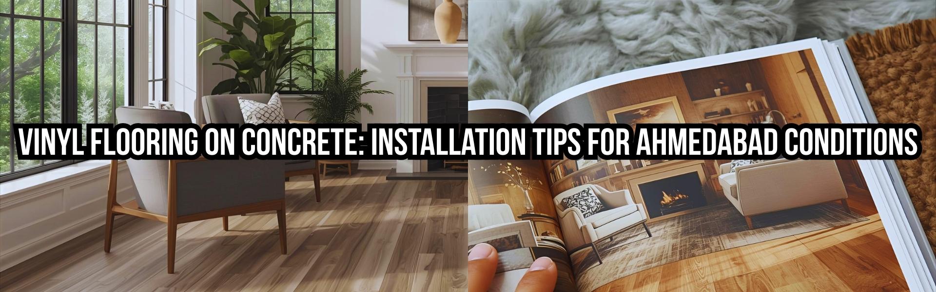 Vinyl Flooring on Concrete: Expert Installation Tips for Ahmedabad Homes and Businesses